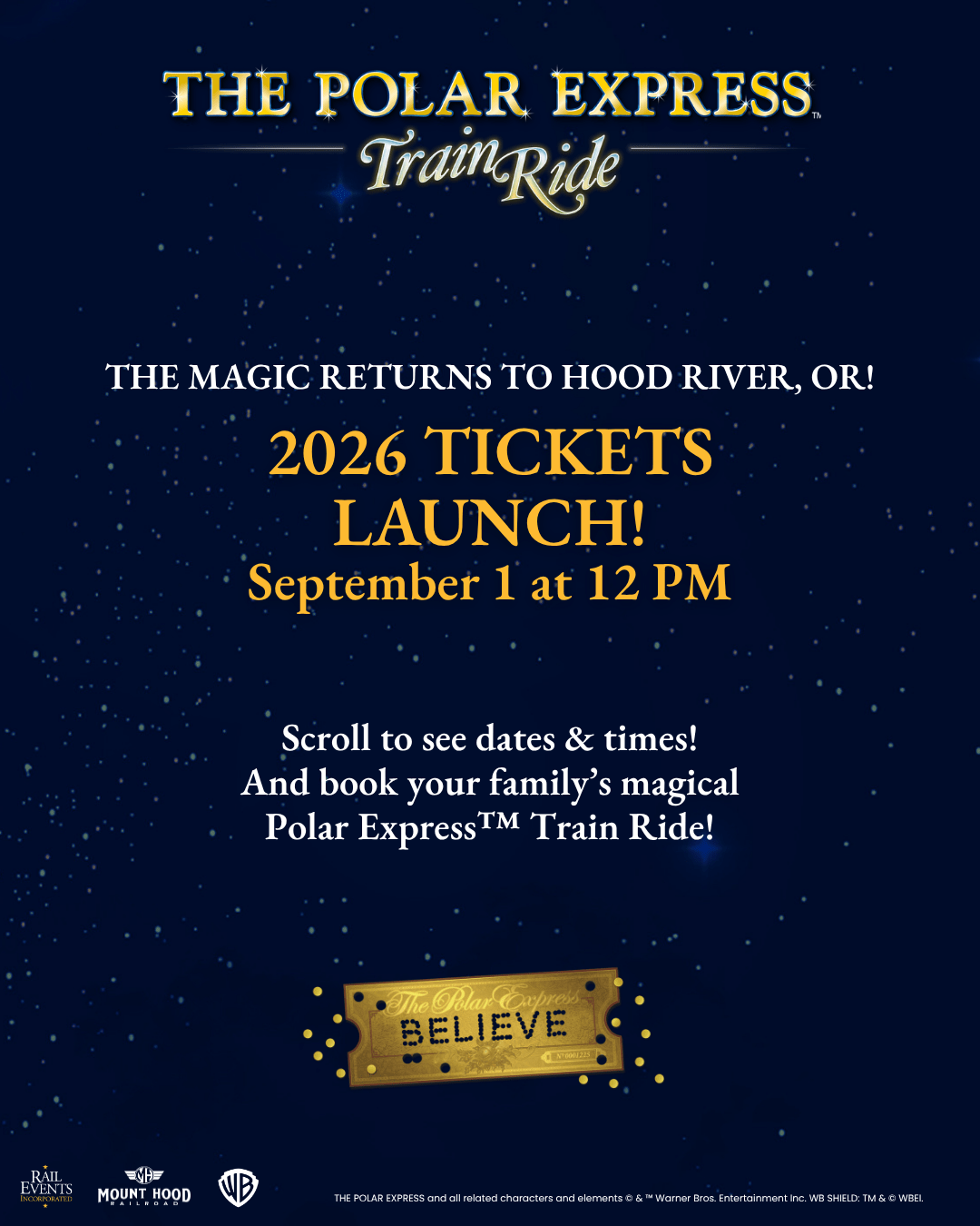 2026 Polar Express Launch